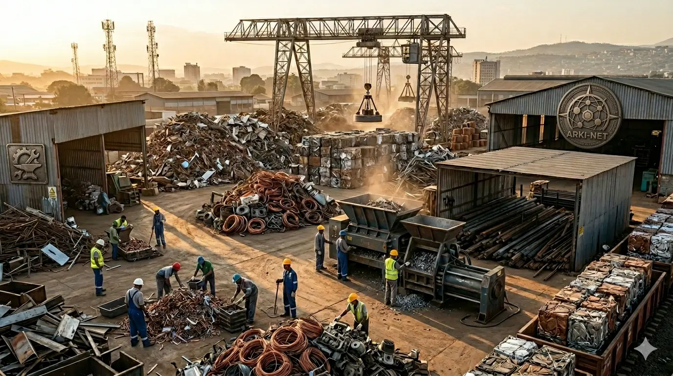 Metal and scrap materials trading
